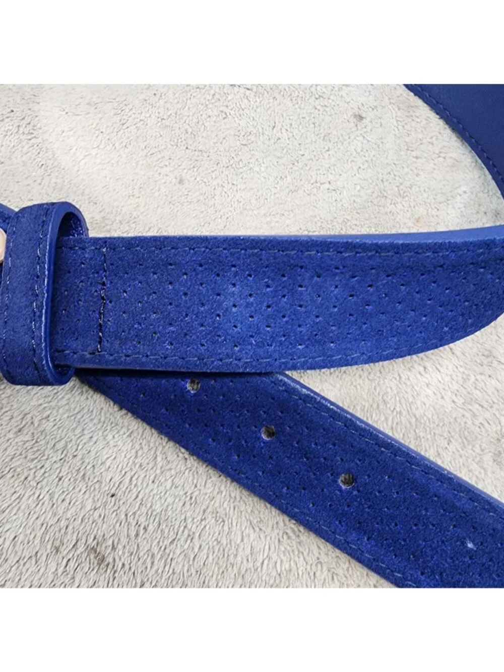 PX Belt Mens 32 Blue Leather *NWT*